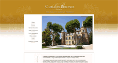 Desktop Screenshot of chateauderobernier.com